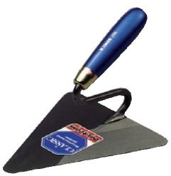 BWG Bauteam GmbH Maurerkelle 240 mm mit Schwanenhals konisches Blatt aus Kohlenstoffstahl, Blau