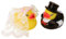 Out of the blue 20/1056 - Quietscheenten Brautpaar, 2-er Setin PVC-Box, Circa 6 cm