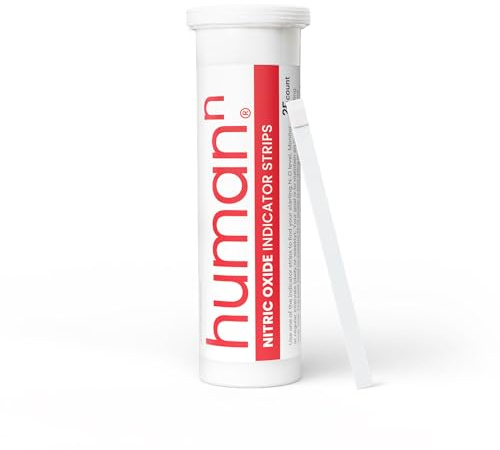 Humann - Nitric Oxide I Indicator Strips - Test salivary Nitrite Levels - 1 Tube of 25 Strips