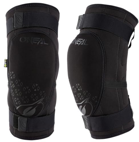 O'NEAL | Genouillères | BMX VTT Downhill | IPX® Protection contre les chocs en polyuréthane, construction légère, matériau résistant à l'abrasion | Dirt Knee Guard V.23 | Adulte | Noir | Taille M
