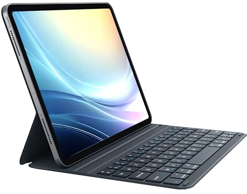 CHESONA Clavier 11/10 EME Generation (11 Pouce, A16 2025/10,9 Pounce,2022), Ultra-Léger, Portable, Etui Clavier Magnétique avec Angle Réglable, Français AZERTY, Gris