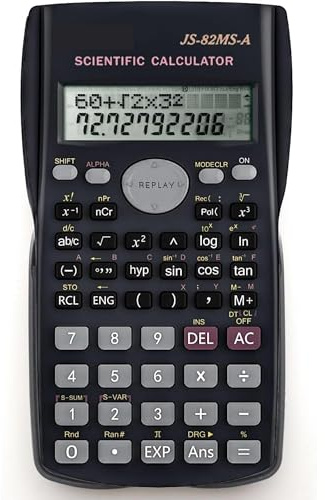 Scientific Calculator Engineering Scientific Functional Portable Calculator with 240 Functions Two-Line Display for Back to School Supplies Students Teachers Business Office Home(kids calculator)
