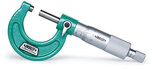 INSIZE 3203-25A Outside Micrometer, 0 mm-25 mm, Graduation 0.01 mm