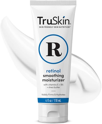 TruSkin Retinol Cream Anti-Wrinkle Moisturizer for Face Care and Eye Area with Hyaluronic Acid, Green Tea, 4 fl oz