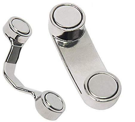 Gancio porta occhiali magnetico in acciaio inossidabile (1 pacco)