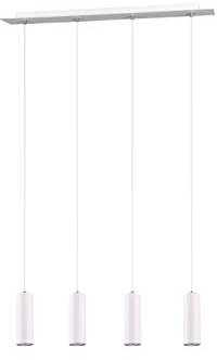 Trio Leuchten Pendelleuchte Marley 312400401, Metall Weiß matt, Pendel 4-flammig, exkl. 1 x GU10