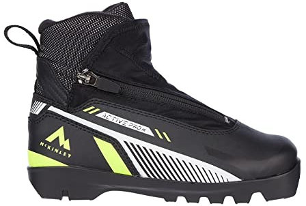 McKINLEY Active Pro Langlauf-Schuh, Black/Yellow, 37.5 EU