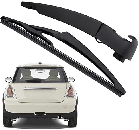 Effitnee Rear Wiper Arm Blade and Arm Set, Back Windscreen Wiper Assembly for Mini Cooper R56 2007-2015