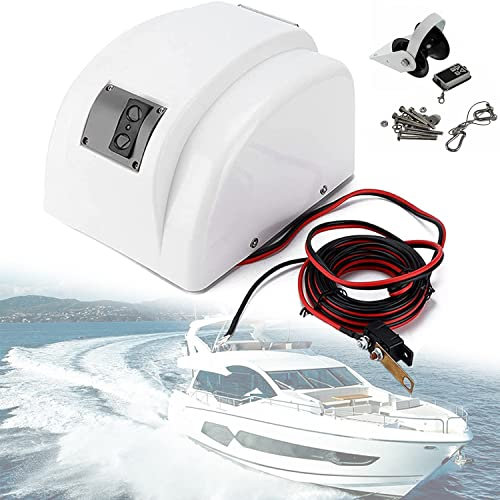 XNYXLPP Treuil d'ancre électrique Treuil d'ancre Marin, Kit de guindeau de treuil d'ancre électrique 12 V avec Ancres télécommandées jusqu'à 25 LB