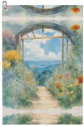 Serviette de golf à usage général, accessoire de golf personnalisé pour homme, absorbant et polyvalent