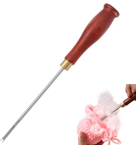 Strumento Per Riempire Bambole In Cotone | Utensile per Imbottitura con Cotone e Cucitura - Multiuso Per Creazioni Artigianali, Punteruolo Manuale Efficace Per Cuscini Trapunte Artigianato In Pelle E