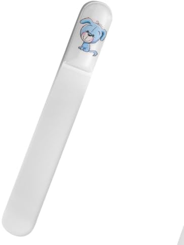 SCHWERTKRONE Lime à ongles pour bébé en cristal bohémien, lime à ongles en verre doux pour nouveau-nés et tout-petits, grain fin, design en gel 3D, hygiénique, fabriquée dans l'UE
