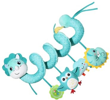 Juguetes para Silla de Coche para Bebés | Juguetes Infantiles para Portabebés,Sonajero Sensorial con Campana Multicolor Decoración Cuna 0 a 3 Años Desarrollo Cognitivo Niño Niña Habitación Infantil