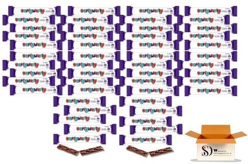 Curly Wurly Chocolate Bar Fun & Chewy Chocolate Bars 21.5g - Treats for Snacking, Gifting, Lunchboxes, Party Bags & On-the-Go treats (Pack of 50)