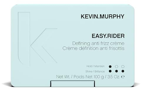 KEVIN.MURPHY EASY.RIDER - Hair Cream for All Hair Types - Anti Frizz for Hair Styling - Curl Activating Cream - Frizz Control Cream - 100g / 3.5 oz