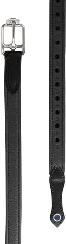 Stübben Steigbügelriemen de Luxe - schwarz - S (130cm)