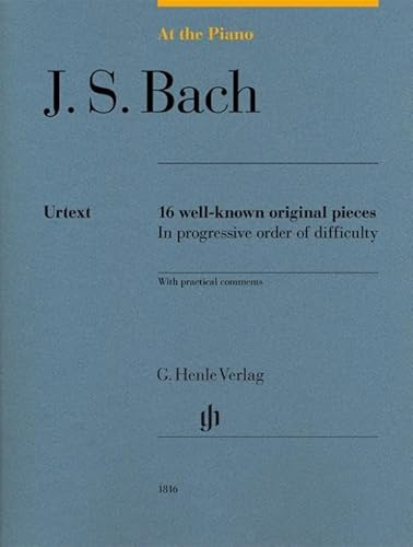 At the piano (16 pieces originales) --- piano: 16 well-known original pieces in progressive order of difficulty with practical comments