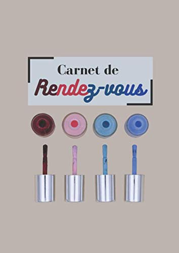 Carnet de rendez-vous: Cahier de rendez-vous | 180 jours | de 8h à 20h30