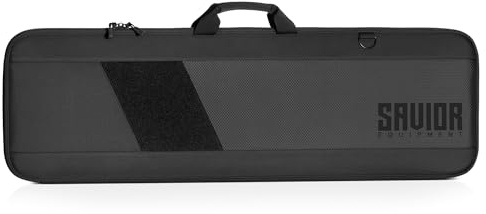 Savior Equipment Specialist Single Long Gun Bag Tactical Padded Soft Case w/Padded Handle Carrier, Adjustable Sling, Dual Lockable Zipper, 46 Inch Black