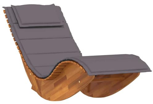 vidaXL Schaukelliege mit Auflage Massivholz Akazie