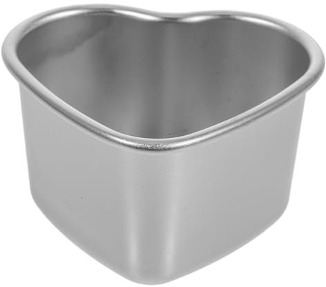 BESPORTBLE Petite Assiette à Sauce Acier Inoxydable Récipient De Trempage Forme De Cœur pour Condiments pour Barbecue Et Pique-