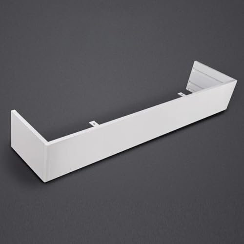 Cuttable Ceiling Curtain Pelmet Box for Double Track Decorative Valance for Bay Window 3m (9.8ft) - Stylish Bedroom Curtain Solution Without Tracks