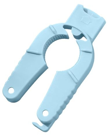 Abrelatas funcional removedor de tapas para latas de aluminio, abre sin esfuerzo, varios tamaños, diseño ergonómico para un fácil uso (B, 10. 3 x 5 x 1 cm)