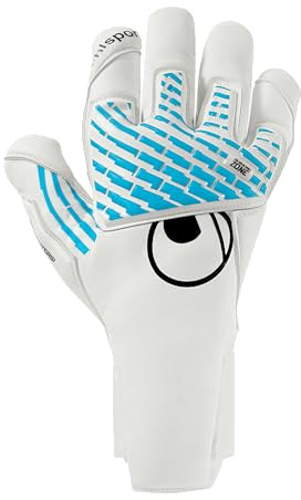 uhlsport Gants de Gardien de But de Football Fangmaschine Cybertec - Absolutgrip SC - Gant de Gardien serré avec Une Excellente adhérence