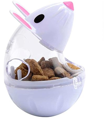 Nourriture pour animaux de compagnie en forme de souris - Jouet à alimentation lente pour petits animaux de compagnie - Rouleau à collation pour l'obésité, jouet d'encouragement, boule de dressage