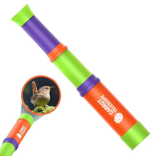 Telescopios para Niños Juguetes Herramientas Seguros Y Ligeros | Telescopio Infantil Retráctil para Actividades Al Aire Libre Como Senderismo, Camping Y