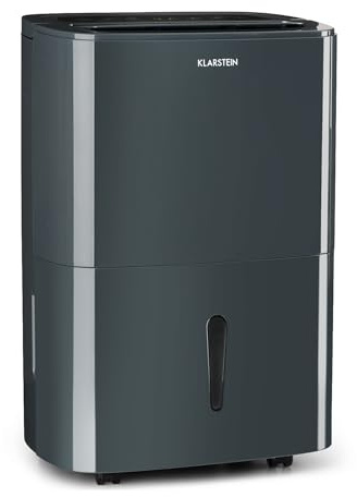 Klarstein Deshumidificateur d Air et Purificateur d'Air, Déshumidificateurs, Anti Humidité, Absorbeur d'Humidité et Séchage Vêtements, Desumidicateur d Air Electrique, Déshumidificateur Salle de Bain