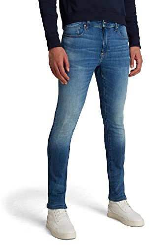 G-STAR Jeans Revend Skinny para Hombre, Multicolor (medium indigo aged 51010-8968-6028), 32W / 30L