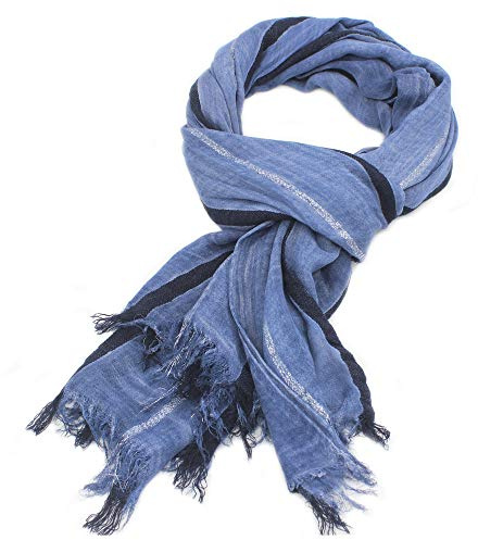 MEISHINE 190 * 90cm Otoño Invierno Hombre Largo Moda Bufanda Cálida Pañuelos Cuello Chal Foulard con Borlas (Style 3)