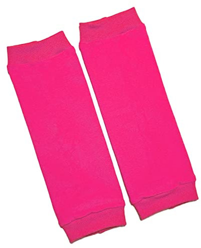 la.nunu Stulpen - Einfarbig Pinky 0-23 Monate - Kinderstulpen aus Baumwolle - Handarbeit - Jungen Mädchen Unifarben Baby Kinder Beinstulpen Babystulpen