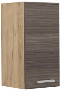 Vicco Hängeschrank R-Line, hängender Küchenschrank, Edelgrau, 30 cm