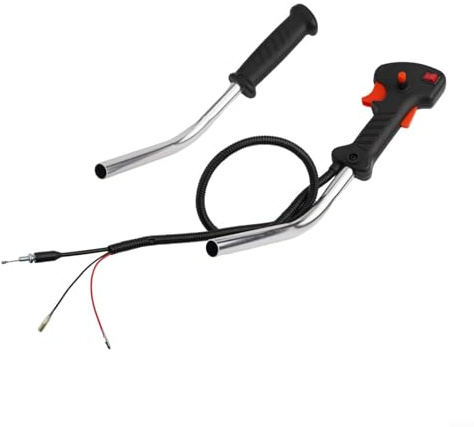 Gruppo interruttore maniglia di controllo decespugliatore, con cavo acceleratore in alluminio, diametro 19 mm, per utensili elettrici da giardino