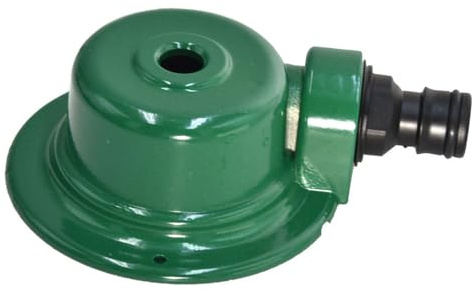 Aspersor de metal de 360° de círculo completo para jardín al aire libre, sistema de riego para césped grande, sistema de riego para patio