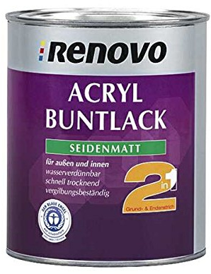Acryl Seidenmattlack 2in1 1015 hellelfenbein