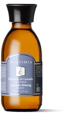 Alqvimia | Aceite Corporal Relajante de Lavanda | Protege y Tonifica la Piel mientras Relaja el Cuerpo y la Mente | 150 ml