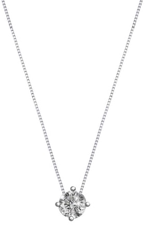 Bluespirit Collana da donna, Collezione B-CLASSIC, in argento 925 rodiato, zirconi, Idee Regalo - P.0100010204242
