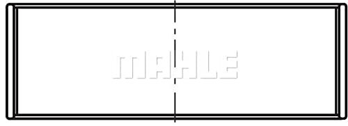 MAHLE 029 PL 20897 025 Pleuellager Pleuellagerschale