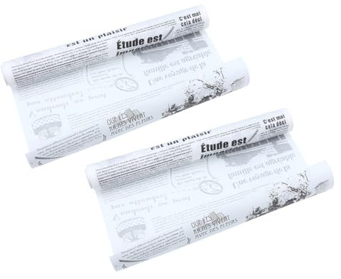 MOLUCKFU 2rollos Papel Absorbente De Para Hornear Papel Antiadherente Para Cocina Para Pizza Pan y Snacks