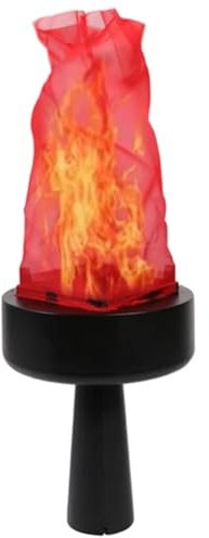 Pozo de Fuego Falso, Luces de Fuego LED eléctricas 3D Lámpara de Mesa de Llama Parpadeante de la Llama de la Fiesta Halloween Suministros de Vacaciones para Bar, Escenario, hogar, Pozo Falso