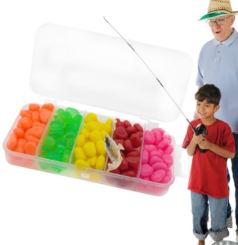 Cebo de de maíz, 200 señuelos falsos de maíz suave, cebos de simulación de 5 colores, cebos artificiales flotantes para carpa | Señuelos de , cebo de trucha de , accesorios de