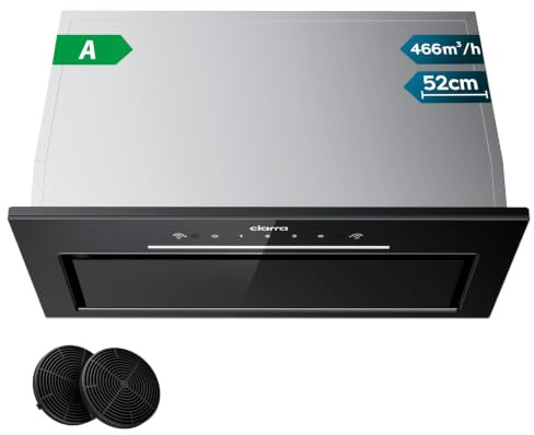 CIARRA CBCB5931A Cappa Aspirante Integrata da 52 cm, con Controllo a Onda