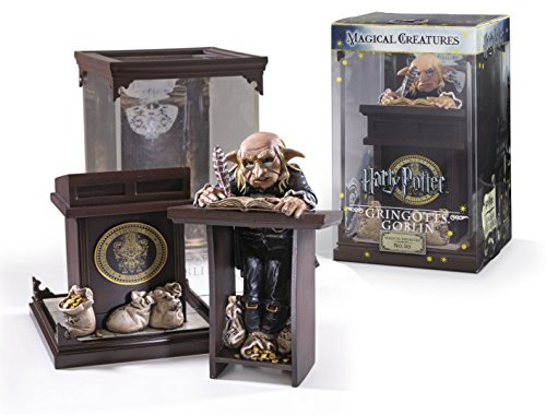The Noble Collection - Magical Creatures Gringotts Goblin - Hand-Painted Magical Creature #10 - Officially Licensed 7in (18.5cm) Harry Potter Toys - Collectable Figures - for Kids & Adults