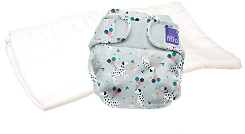 Bambino Mio, mioduo Allt-i-två tygblöja, rolig valp, storlek 2 (9 kg+)
