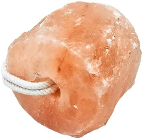 Pearl Organic New 6 lbs Animal Himalayan Salt Lick on Rope for Horses, Deer, Rabbits, Cows and Other Livestock | Lick Salt for Deer | Digestive Aid for Animals | Horse Treats (6lbs)
