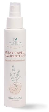 Spray Termoprotettore - Idratante e Remineralizzante - Protegge i capelli da piastra, phon, calore, sole - Non unge - Per tutti i tipi di capelli - naturale, vegano, cruelty free -100 ml