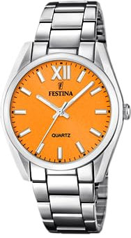 Festina Uhr Für Damen F20622/K Boyfriend Silber Edelstahl Case SilberEdelstahl Band